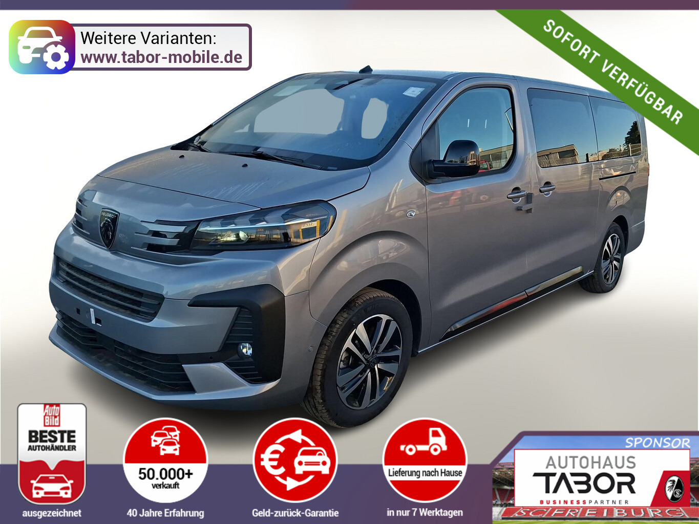 Peugeot Traveller L3 Allure Pano Leder Massage el.Schieb