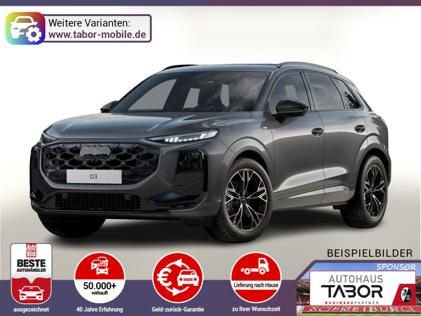 Audi Q3 2xS line Tech+ Leder 19Z AHK KlimaP OptikP
