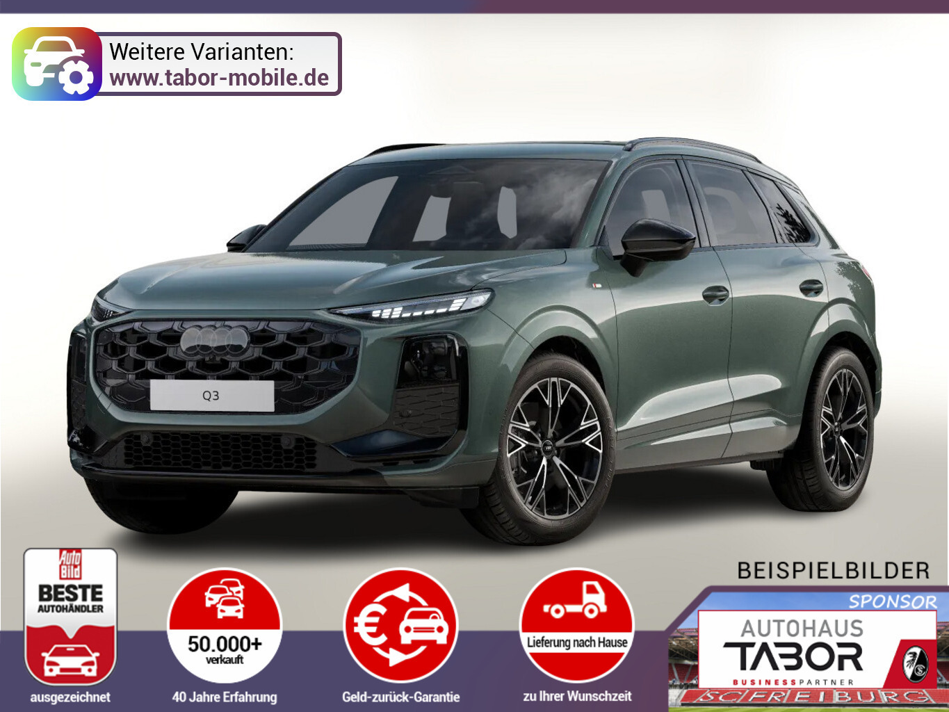Audi Q3 2xS line Tech+ Leder 19Z KlimaP OptikP PrivG