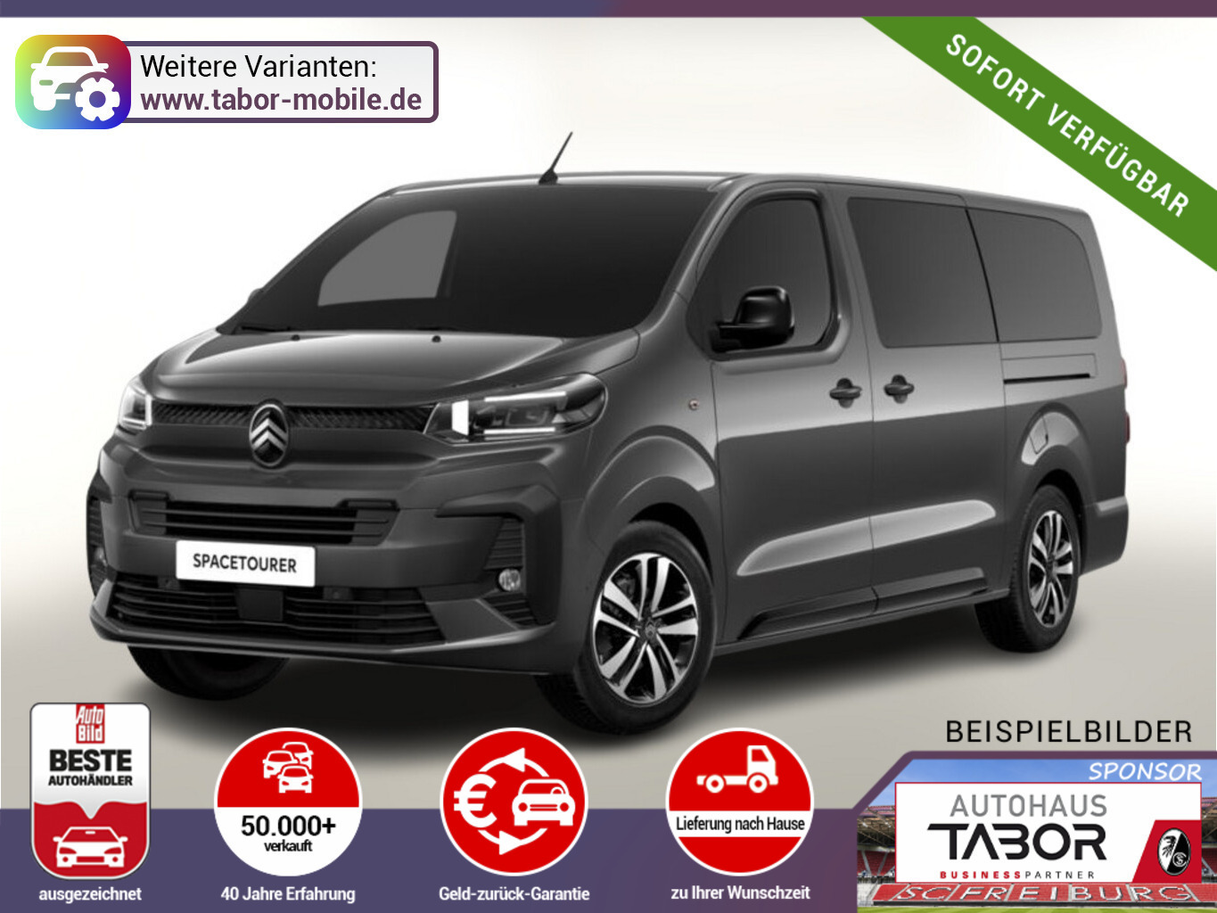 Citroën SpaceTourer AT MAX XL Pano AHK Nav Leder Kam Key