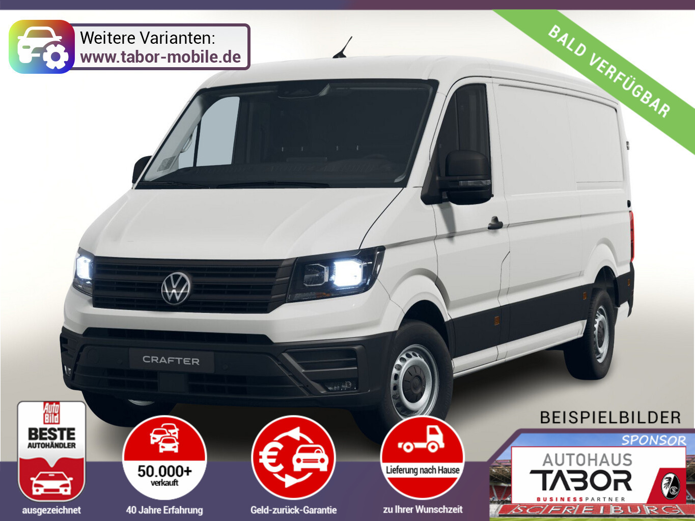 Volkswagen Crafter 35 AT8 L3H2 3S Temp AppC 2xPDC VorberAHK