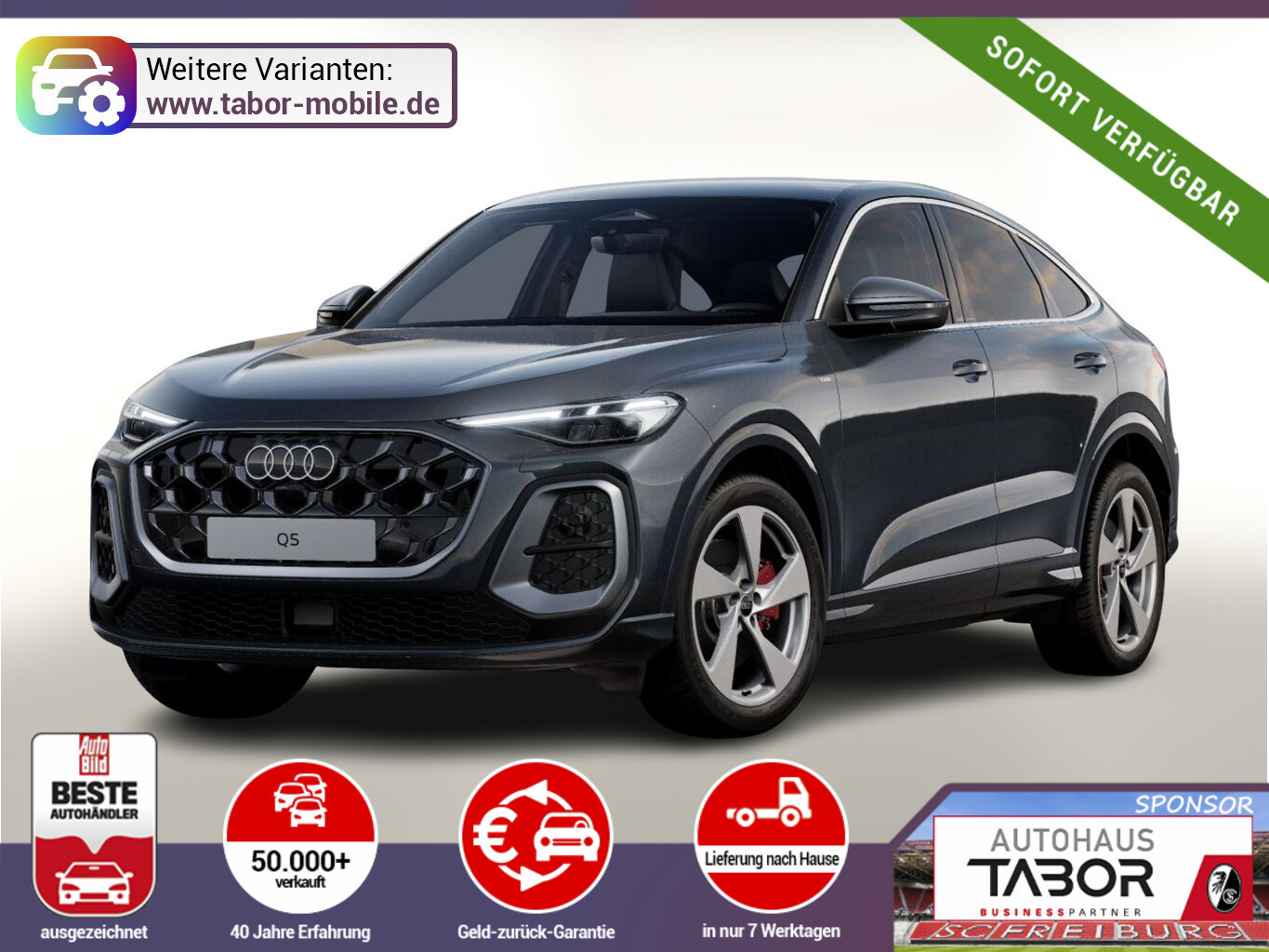 Audi Q5 Sportback 2xS line Tech Leder 20Z AHK PrivG