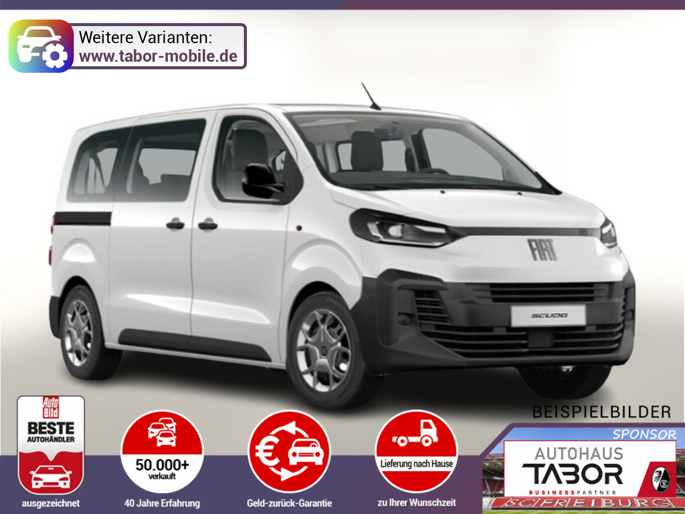 Fiat Scudo Kombi L2 9S Navi 2ZoneAC Kam Temp PDC