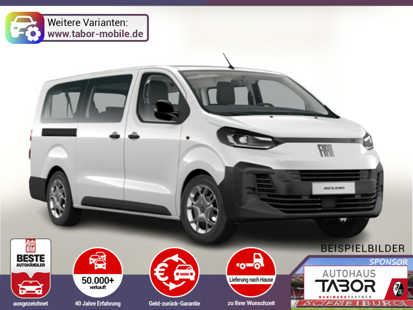 Fiat Scudo Kombi L3 9S Navi 2ZoneAC Kam Temp PDC