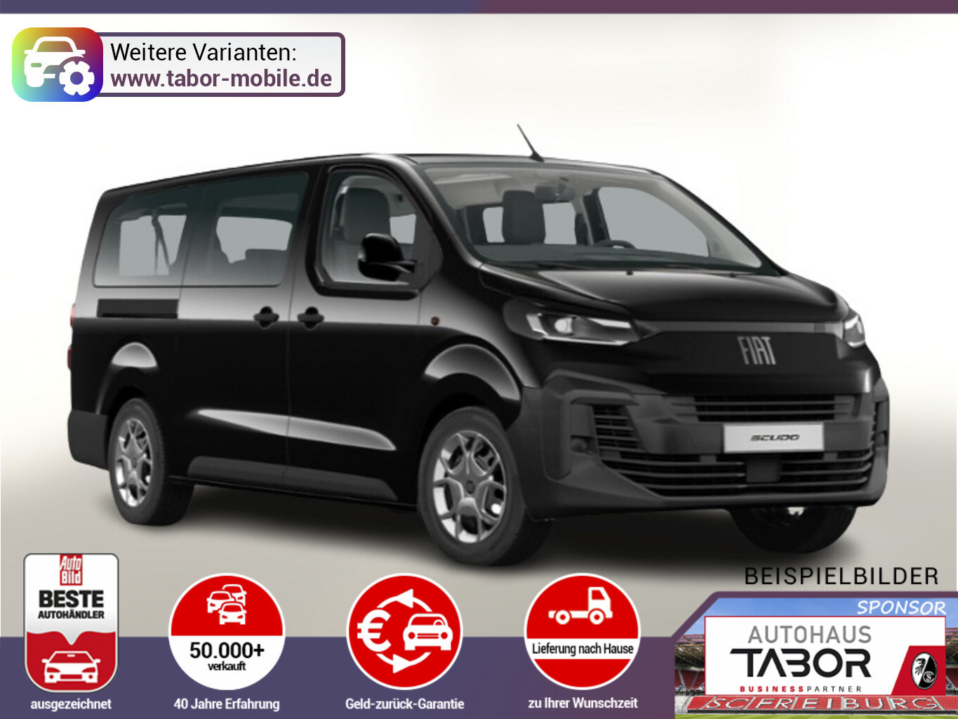 Fiat Scudo Kombi L3 8S AHK Navi PrivG 2ZoneAC Kam