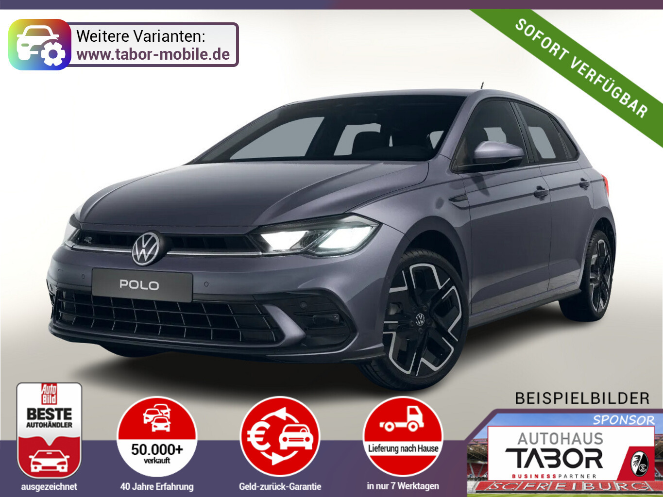 Volkswagen Polo R-Line ParkA Kam PrivG SHZ Ready2D 17Z ACC