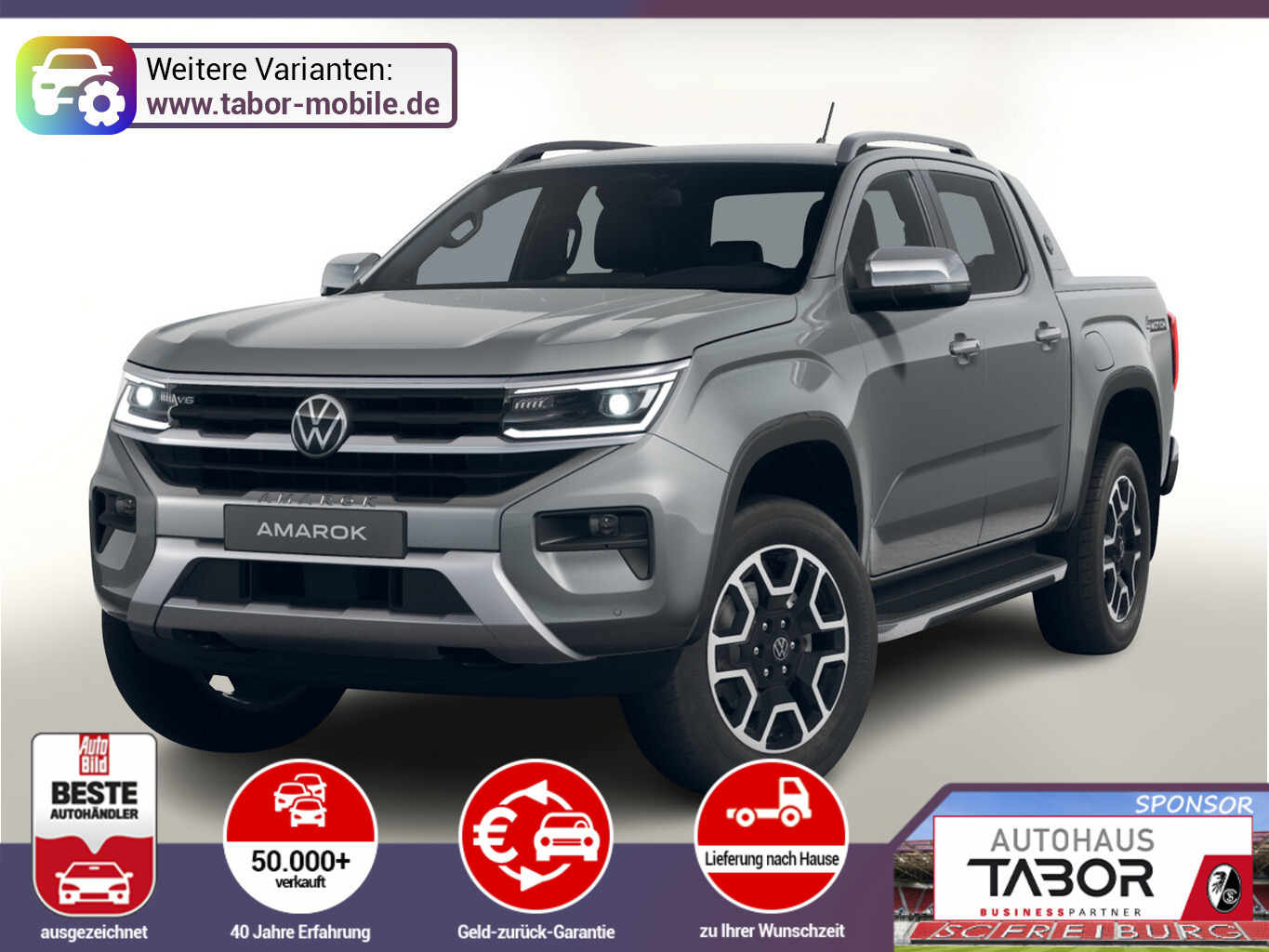 Volkswagen Amarok Aventura 21"LM AHK Rollcover Matrix Leder