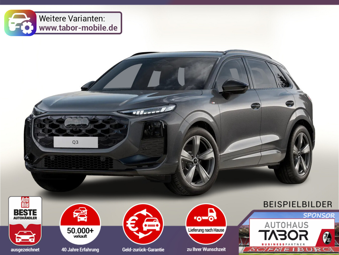 Audi Q3 2xS line Tech LED+ KlimaP 19Z AHK OptikP eHK