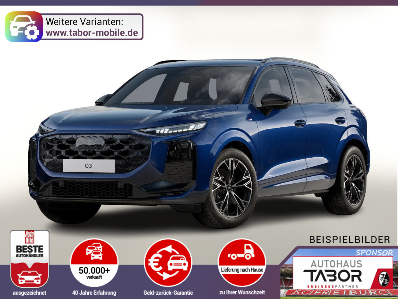 Audi Q3 2xS lineTech LED+ Leder KlimaP 19Z OptikP eHK