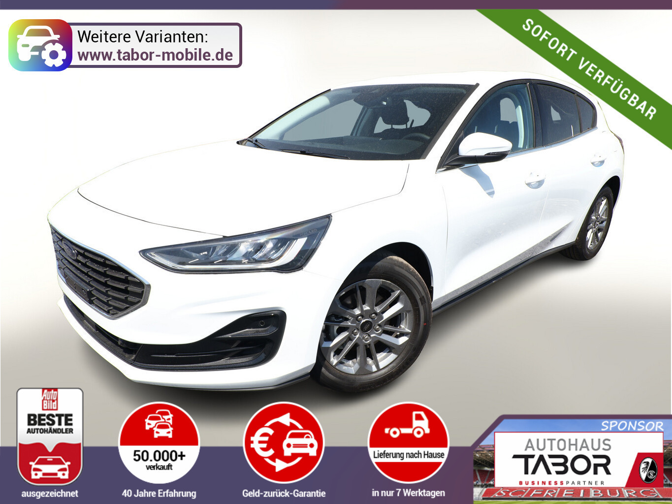 Ford Focus Titanium X ACC Nav LED Kam TotW KeyFree
