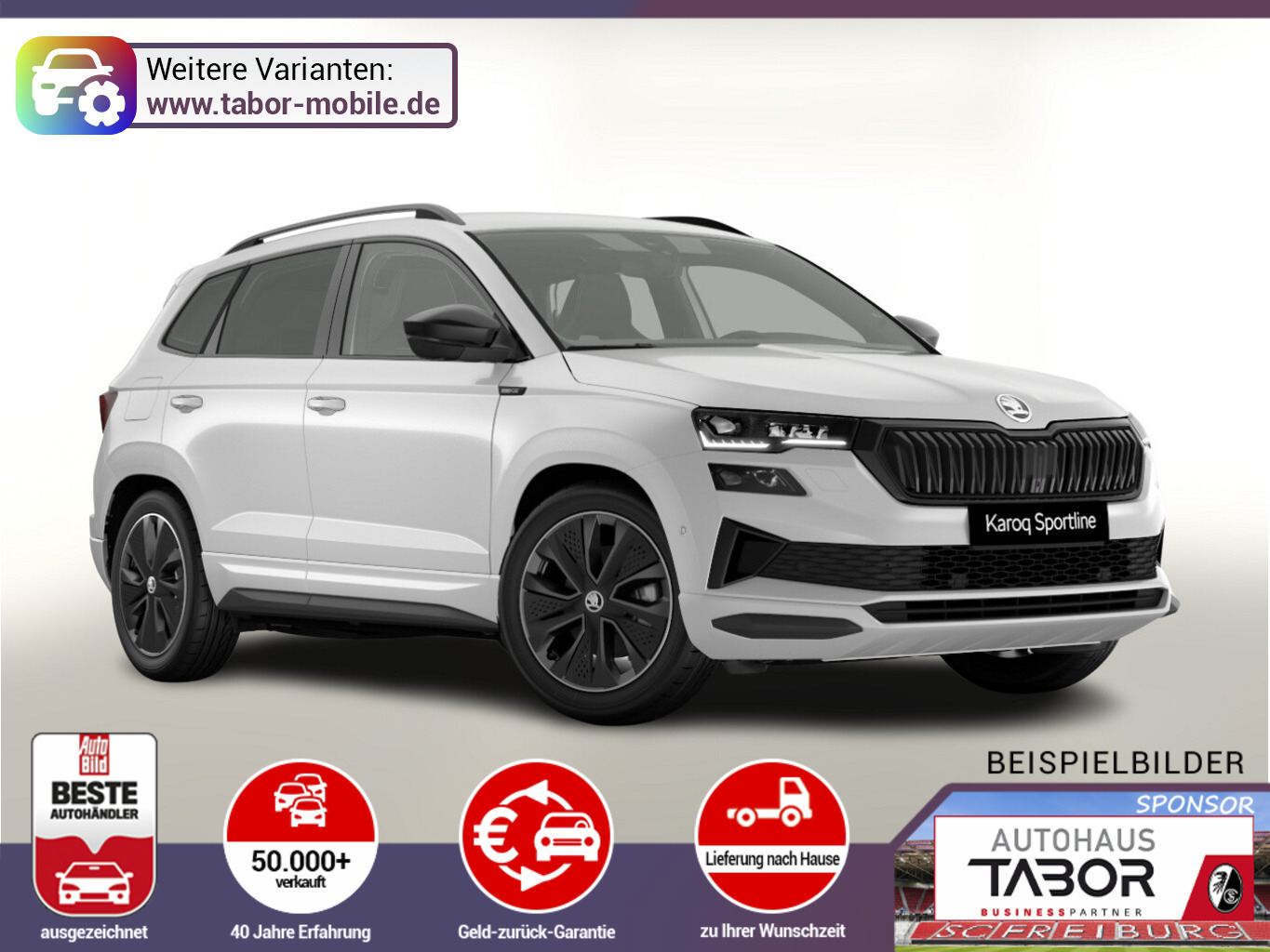 Skoda Karoq DSG Sportl AHK Matrix Nav 360° Canton ACC