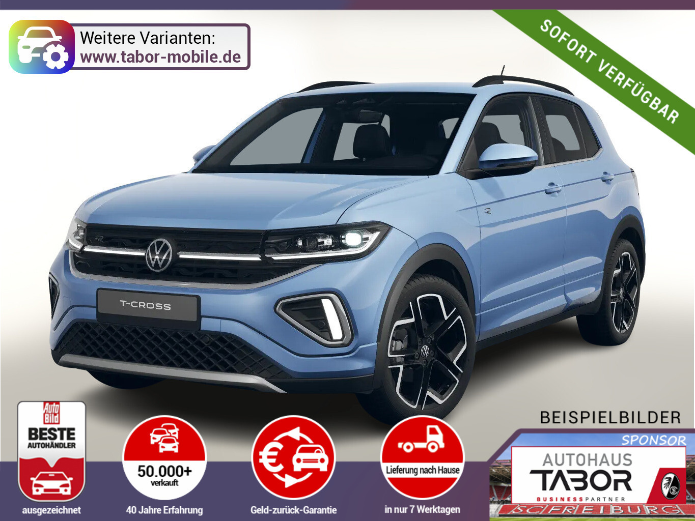 Volkswagen T-Cross R-Line Matrix 18Z Kam SHZ PrivG KeyL PDC