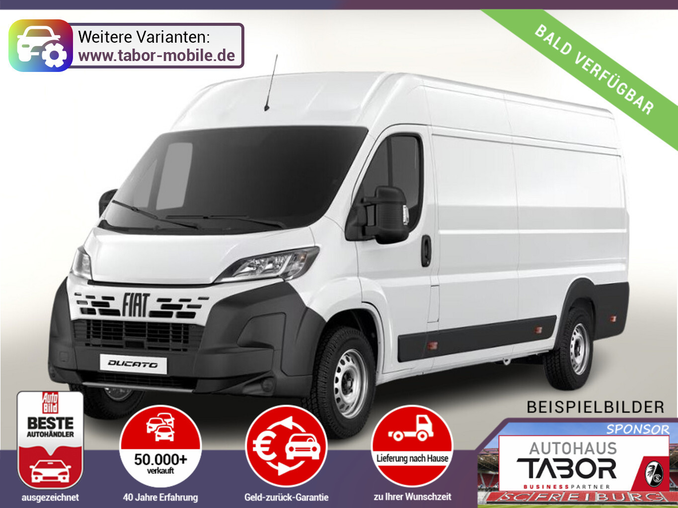Fiat Ducato Maxi 35 AT8 L4H2 7"Display AppCo 270°HFT