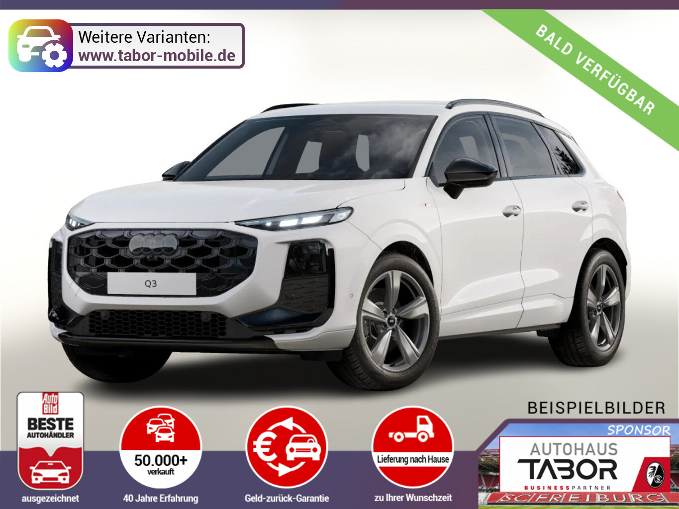 Audi Q3 quattro 2xS line Tech+ KlimaP PrivG 19Z Optik