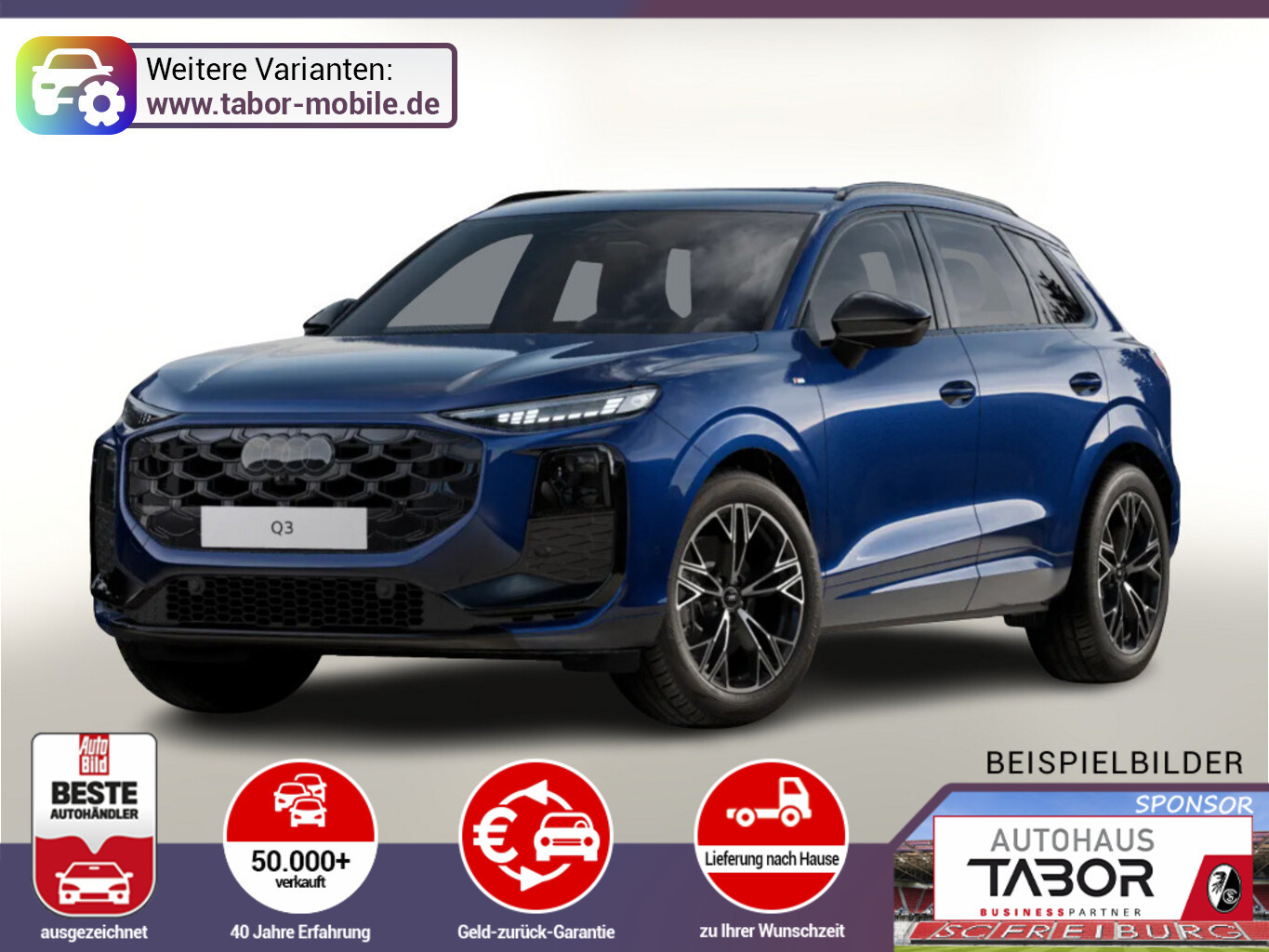 Audi Q3 quattro 2xS line Tech+ Leder KlimaP PrivG 19Z