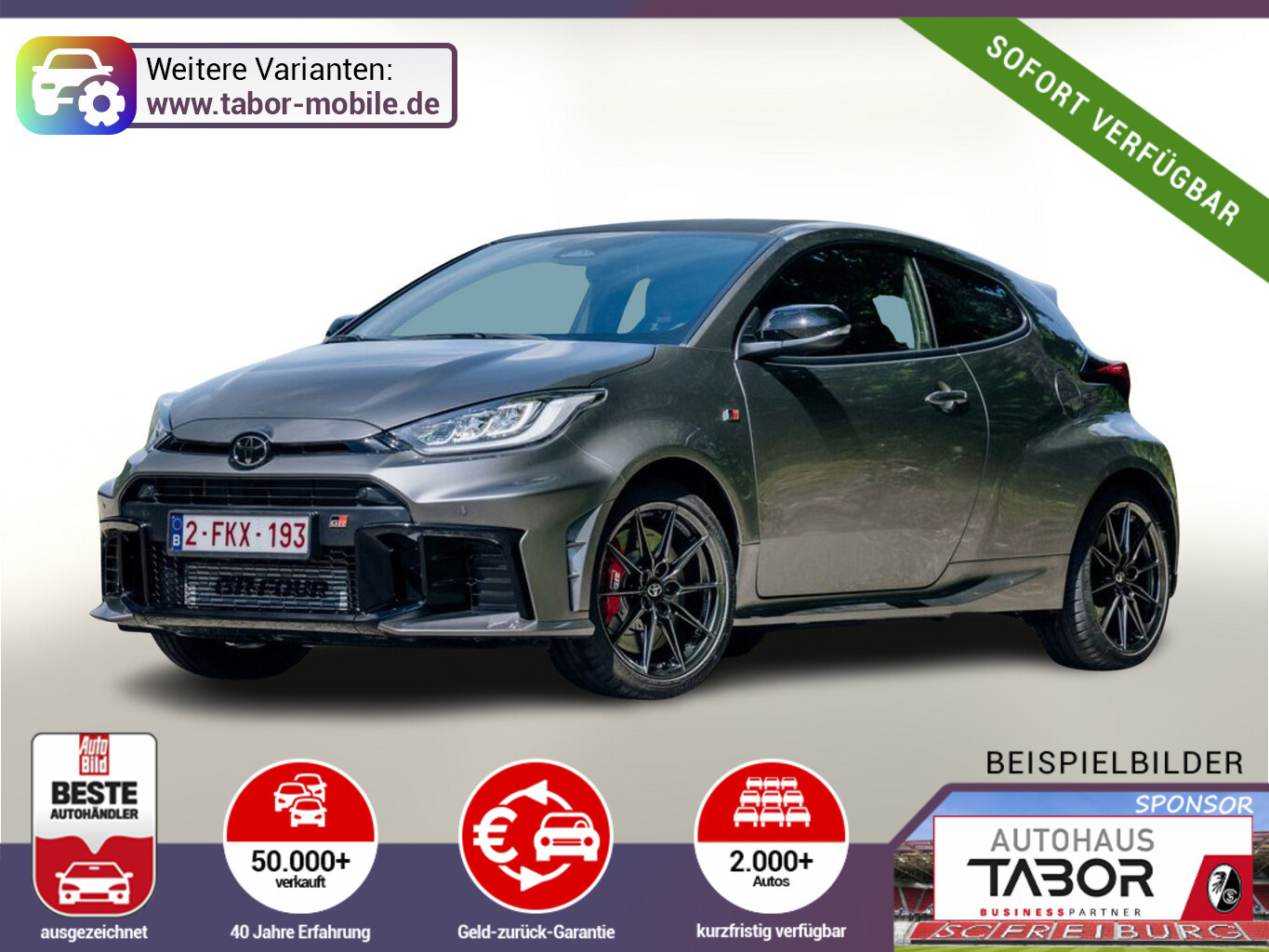 Toyota Yaris GR Yaris AT8 LED Smartkey DIgC 18"LM Ultrasuede