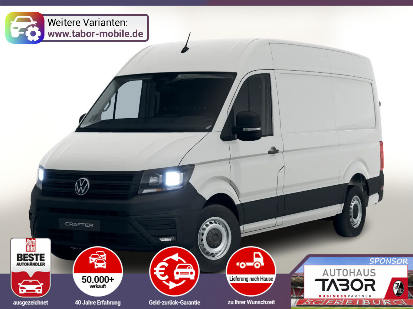 Volkswagen Crafter 35 AT8 L3H3 Kam Temp AppCo 2xPDC VorbAHK
