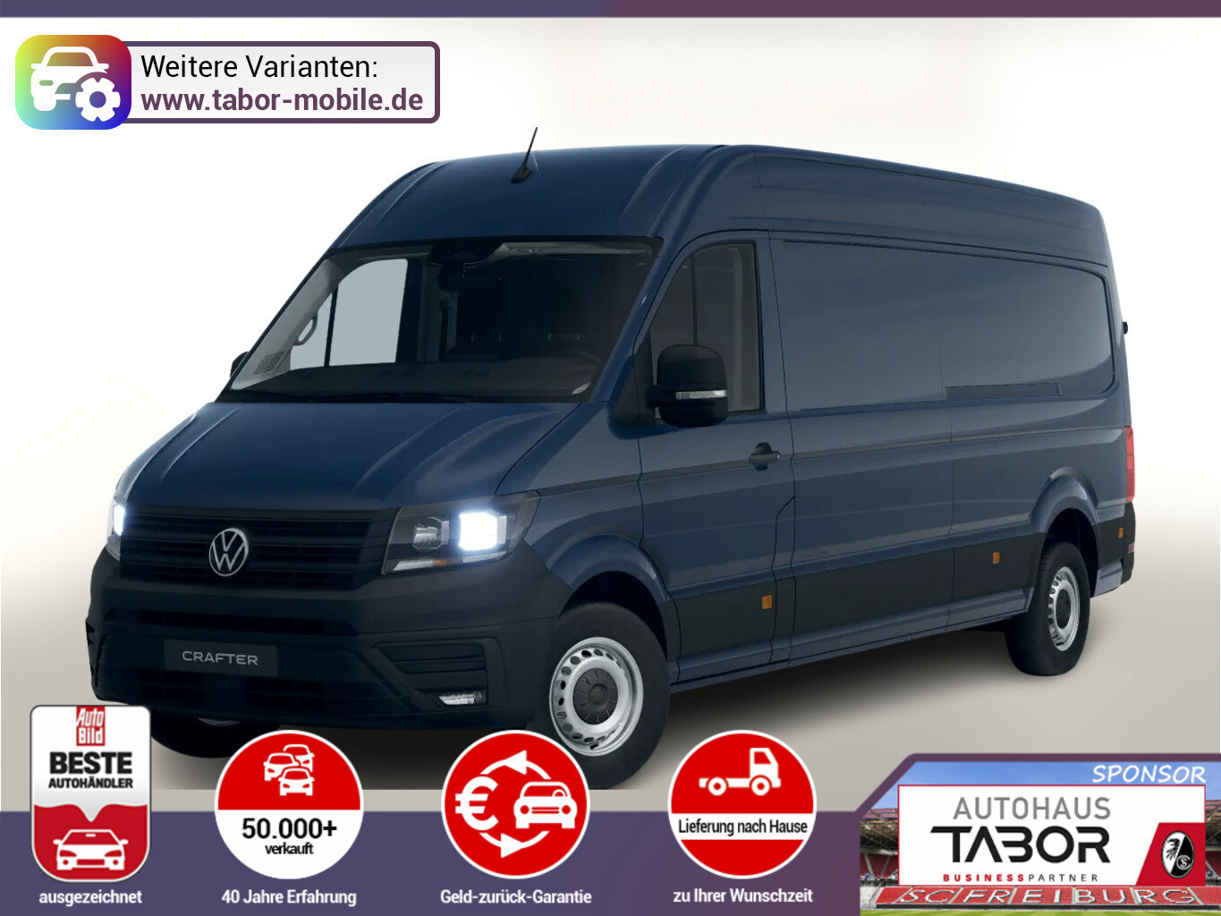 Volkswagen Crafter 35 L4H3 3S Temp Kam AppCo 2xPDC VorbAHK