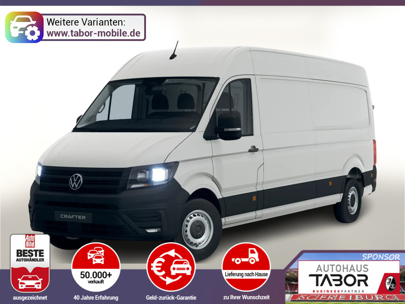 Volkswagen Crafter 35 AT8 L4H3 4M Kam Temp PDC AppC VorbAHK