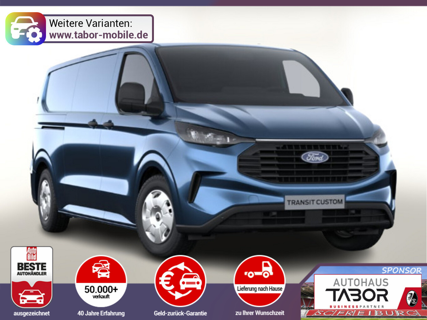 Ford Transit Custom Trend 320L2 AHK SHZ Kam Temp 3S