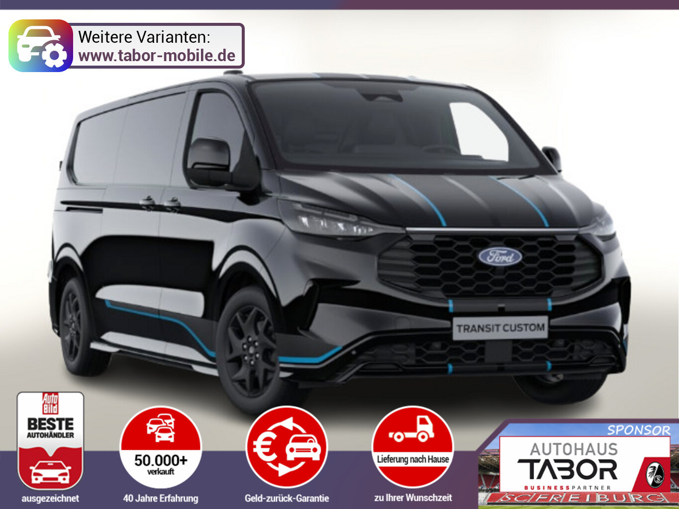 Ford Transit Custom Aut AWD Sport L2 AHK LED SHZ 2S