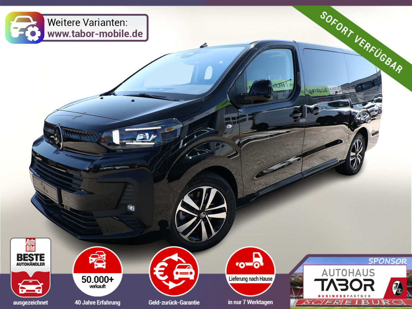 Citroën SpaceTourer MAX XL Pano AHK Nav Leder Kam Keyl