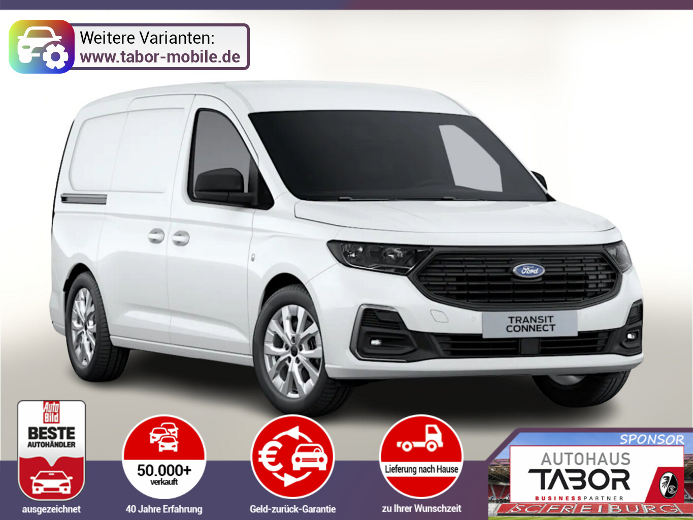 Ford Transit Connect Aut L2 Limited ACC Kam SHZ 17Z