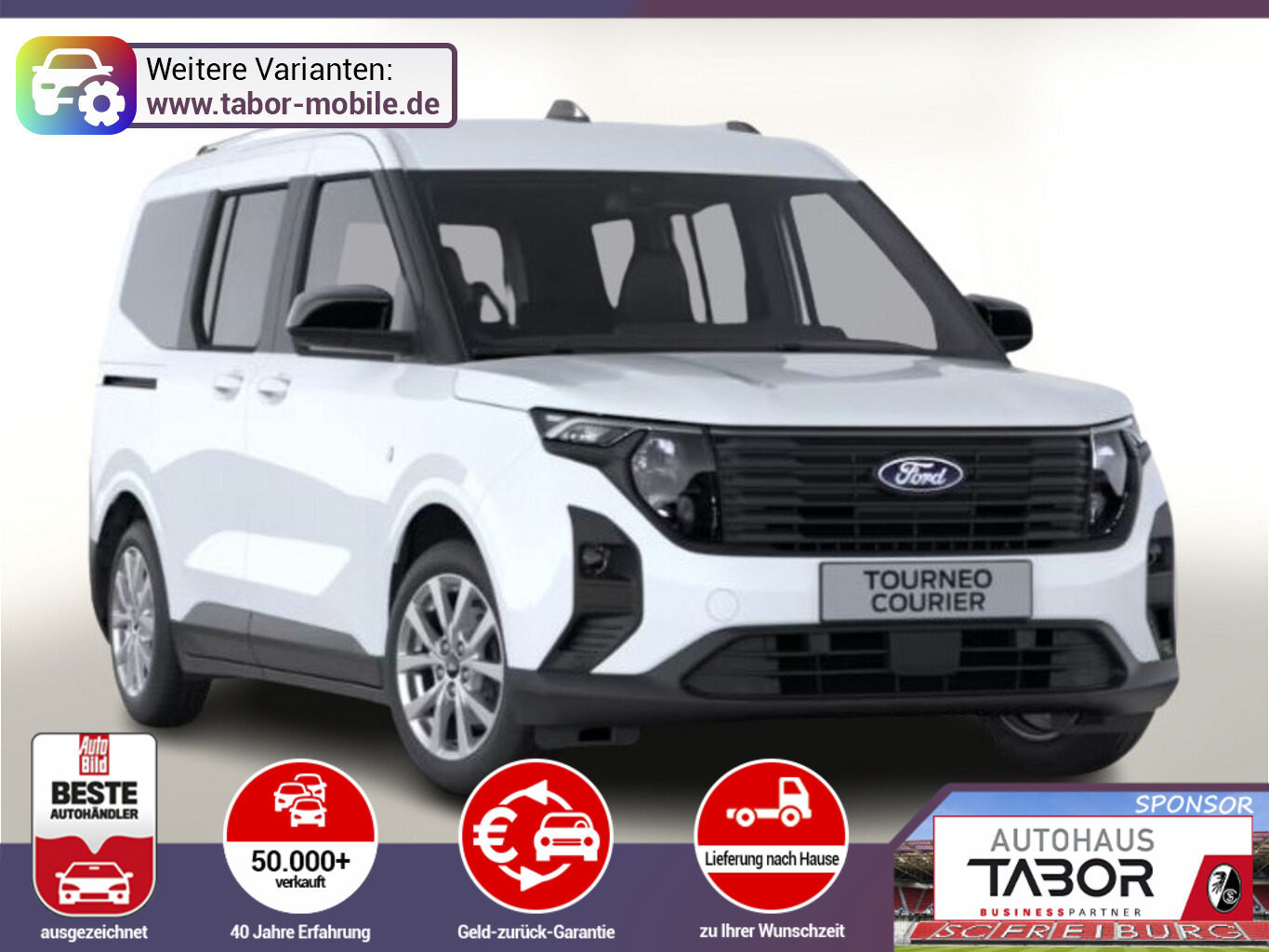 Ford Tourneo Courier Titanium WinterP Kam KeyL Temp
