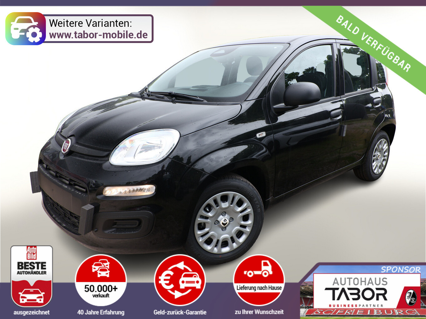 Fiat Panda ICON 5S PDC 5"-DAB DigC Temp LaneA S&S BT