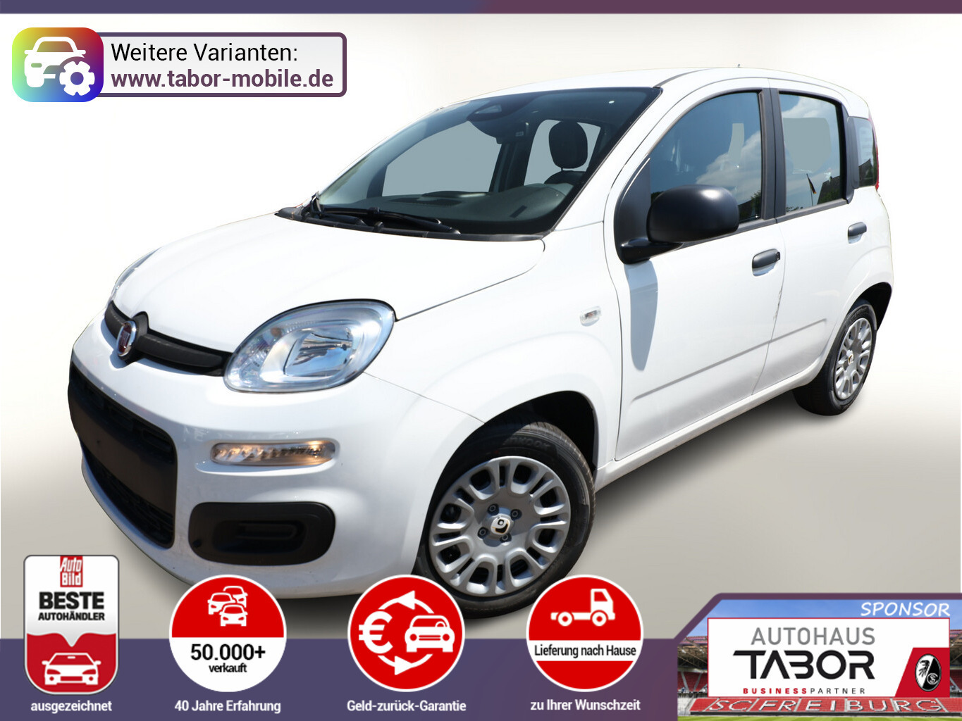 Fiat Panda ICON 5S PDC 5"-DAB DigC Temp LaneA S&S BT