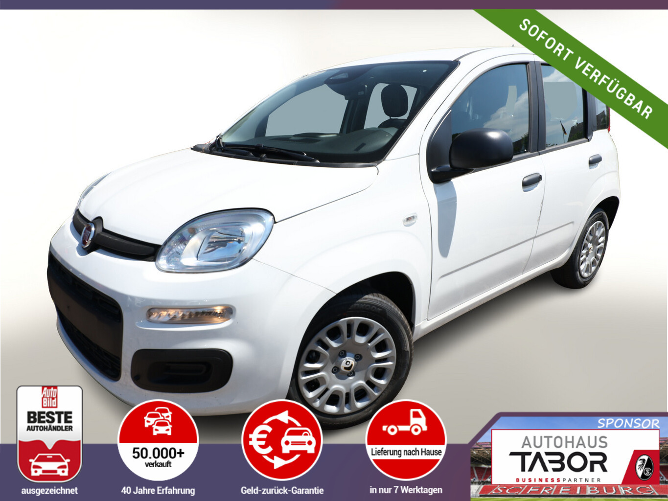 Fiat Panda ICON 5S PDC 5"-DAB DigC Temp LaneA S&S BT