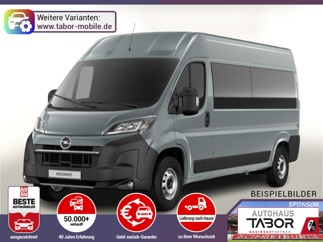 Opel Movano Vollverglast 35 L3H2 TechnoP AHK SHZ