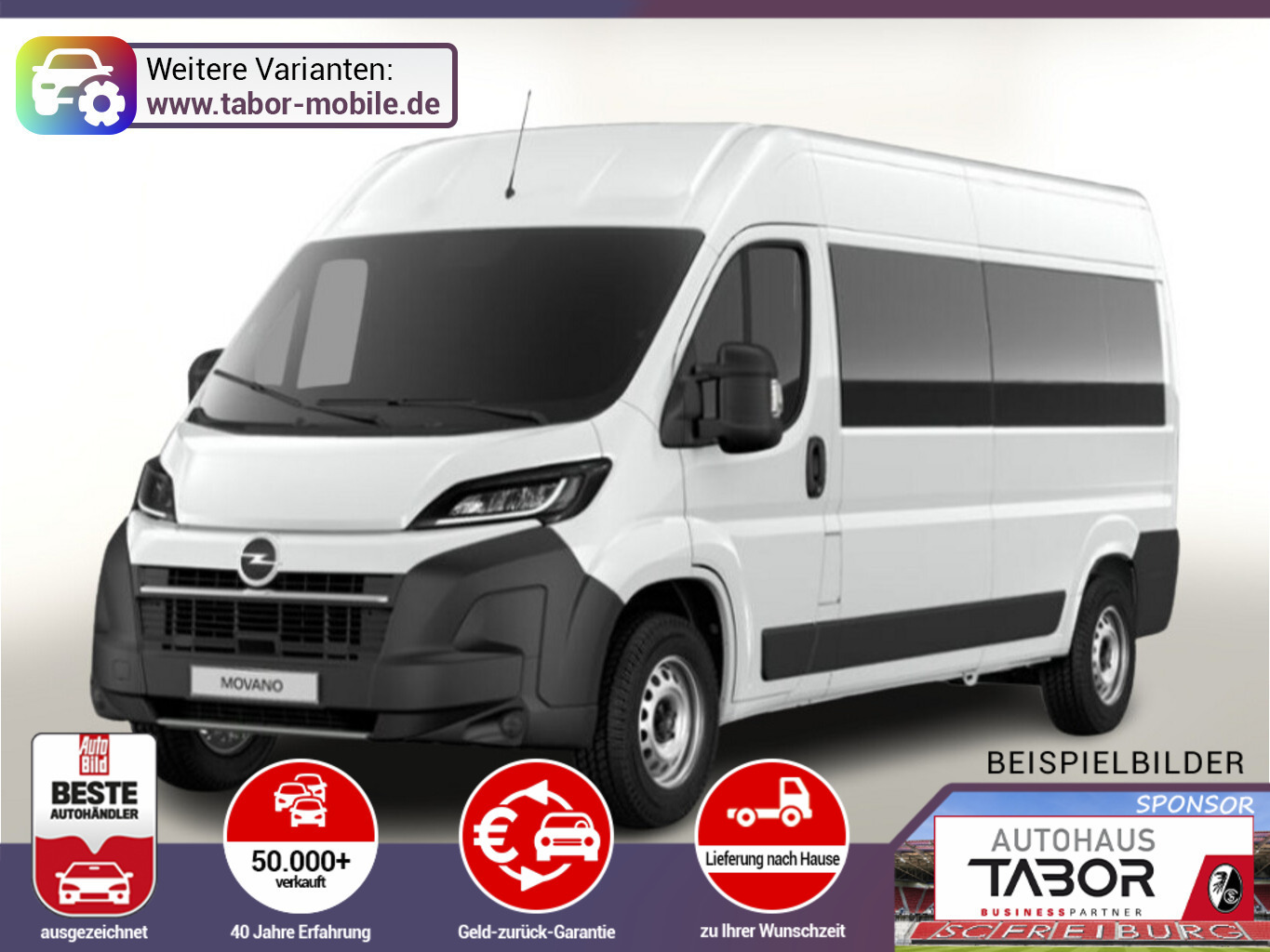 Opel Movano Vollverglast 35 Aut L3H2 TechnoP AHK LED