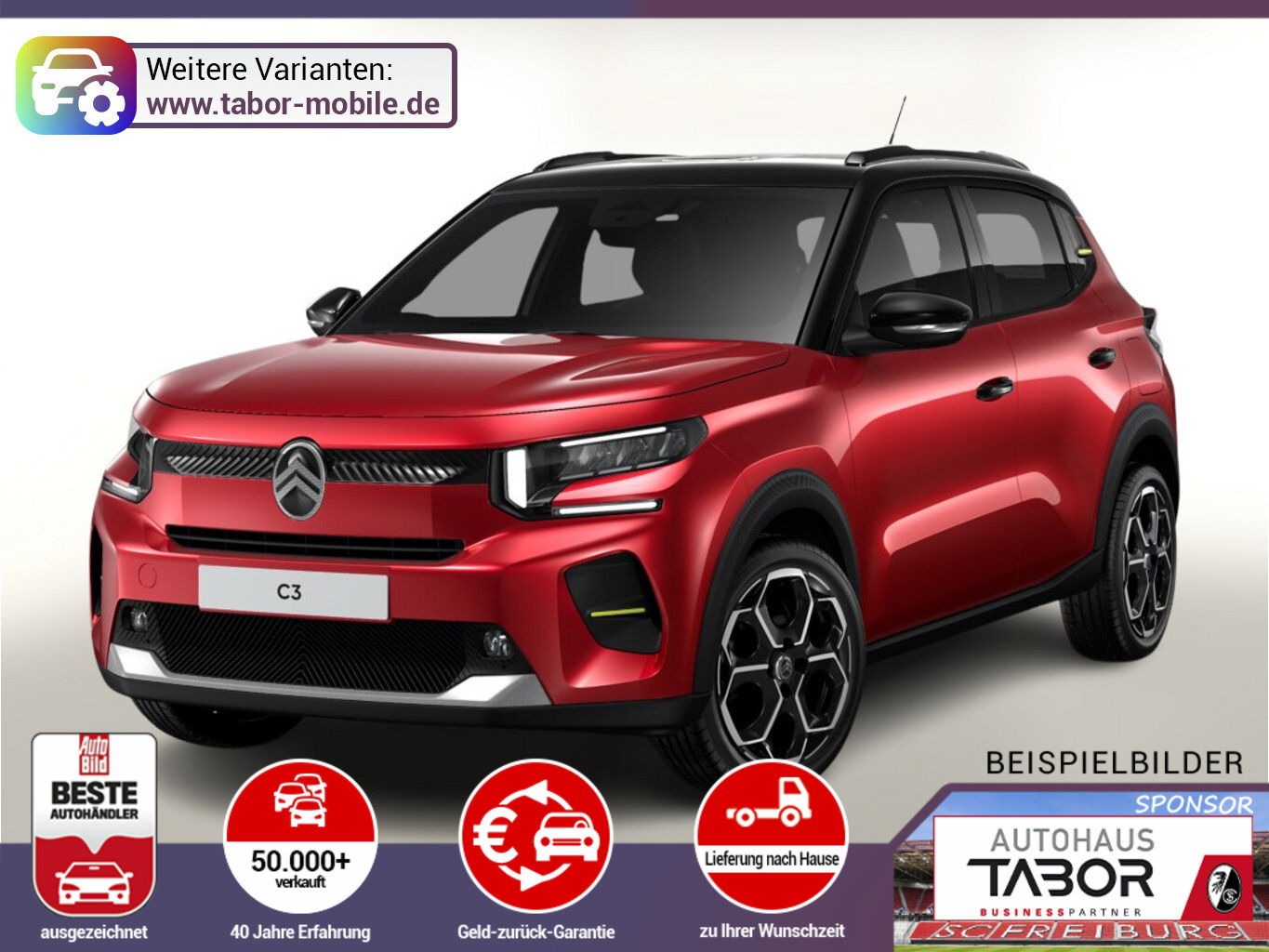 Citroën C3 MAX WinterP Nav Kam PDC LED HUD PrivG Klimaau