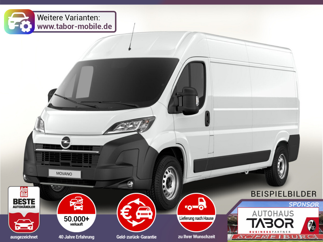 Opel Movano 35+ AT8 L3H2 Nav TechnoP AHK CargoP
