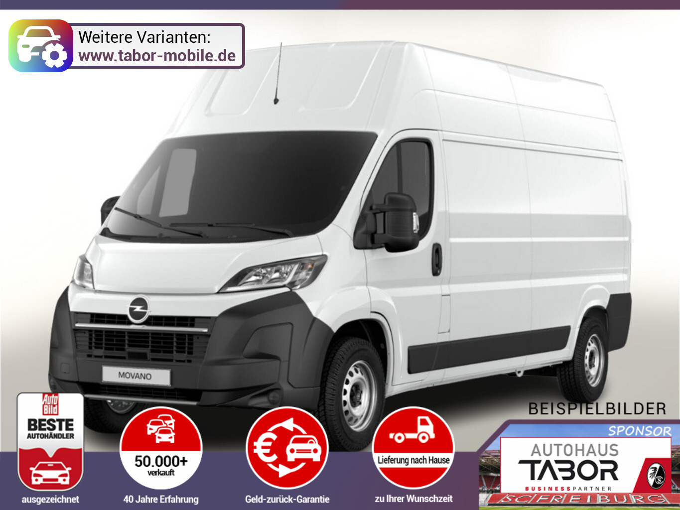 Opel Movano 35+ AT8 L3H3 LED AHK CargoP AppleC Kam
