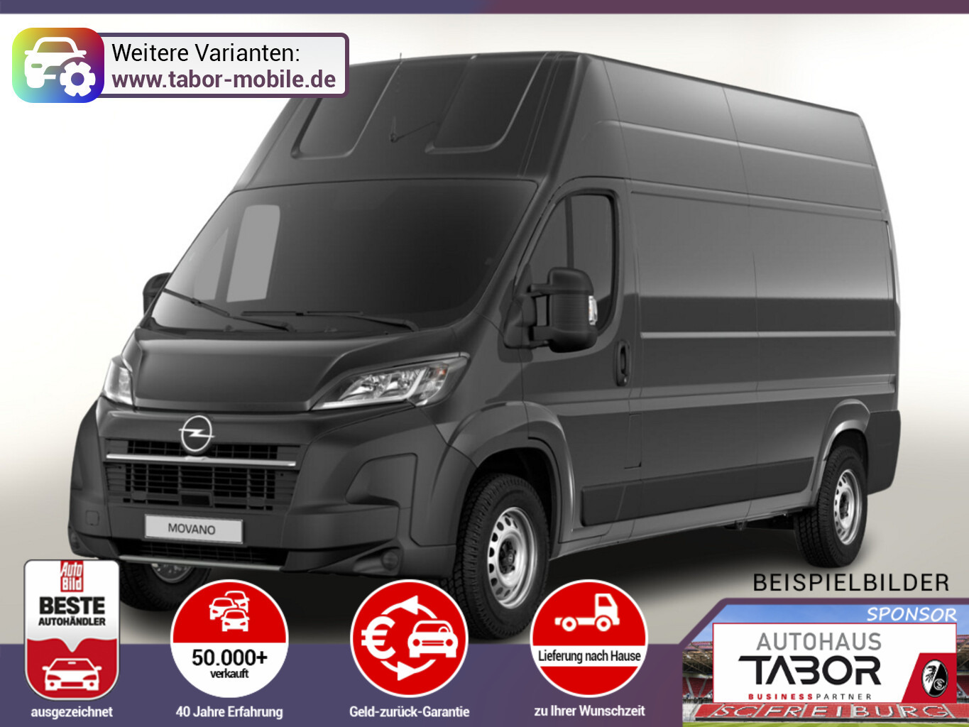 Opel Movano 35+ AT8 L3H3 LED CargoP AppleC Kam PDC