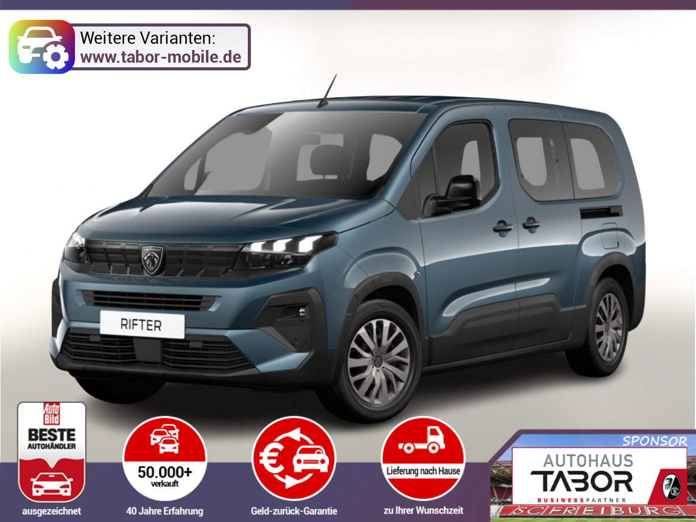 Peugeot Rifter M1 Allure L2 7S StyleP Kam CarP 2xSchiebe