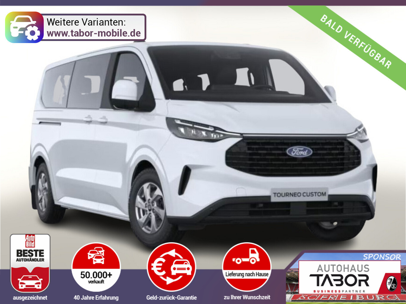 Ford Tourneo Custom Trend L2 LED 2Z-Klima SHZ AHKVorb