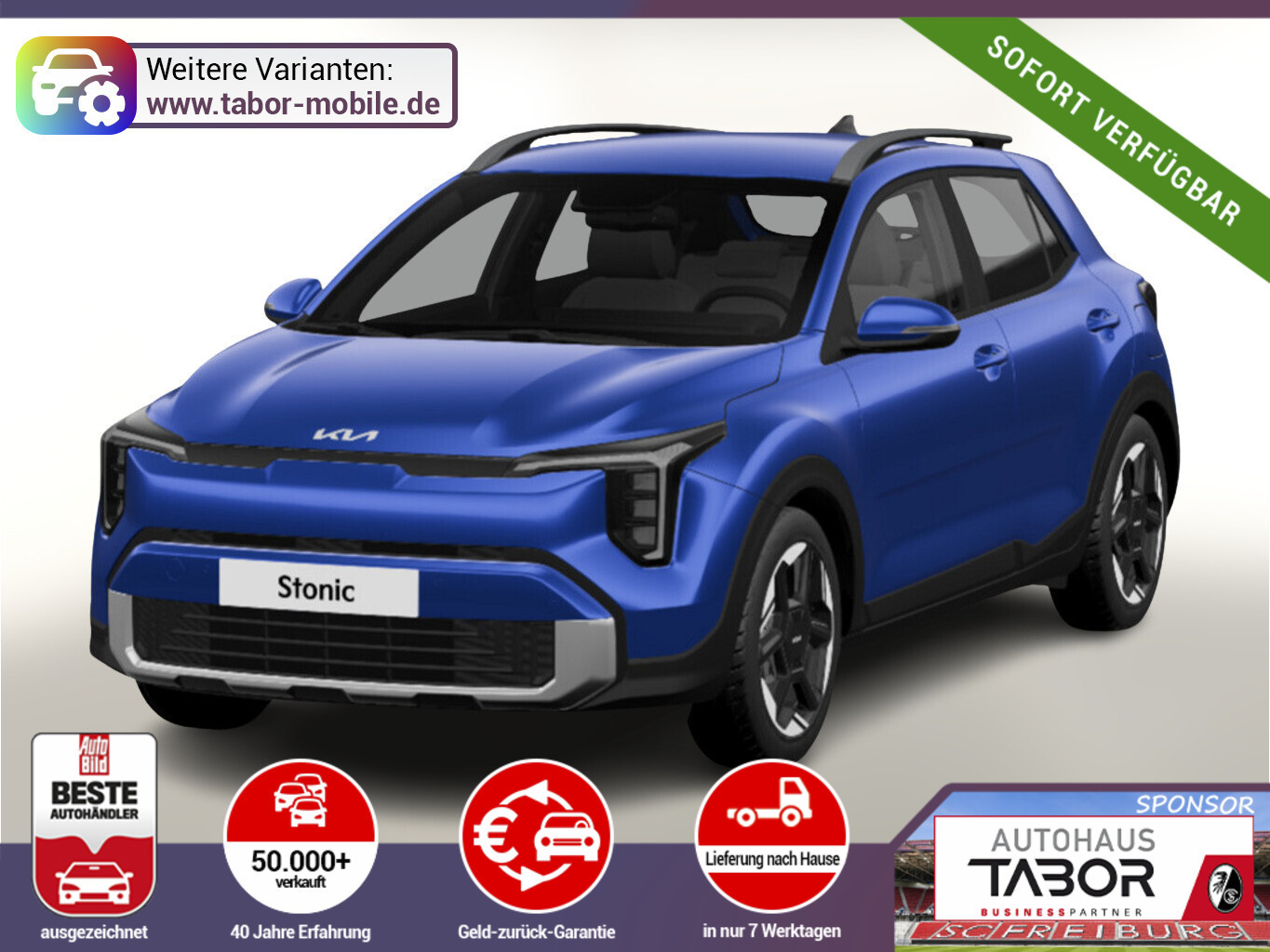 Kia Stonic MT Nav LED PrivG LM17 Kam DigC 2xPDC AC