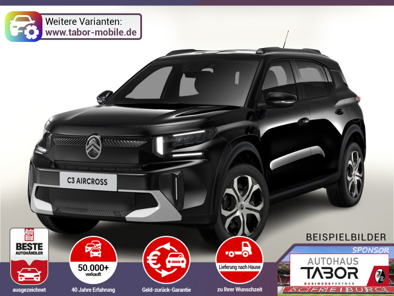 Citroën C3 Aircross PLUS PDC Kam CarPlay PrivG LED HUD