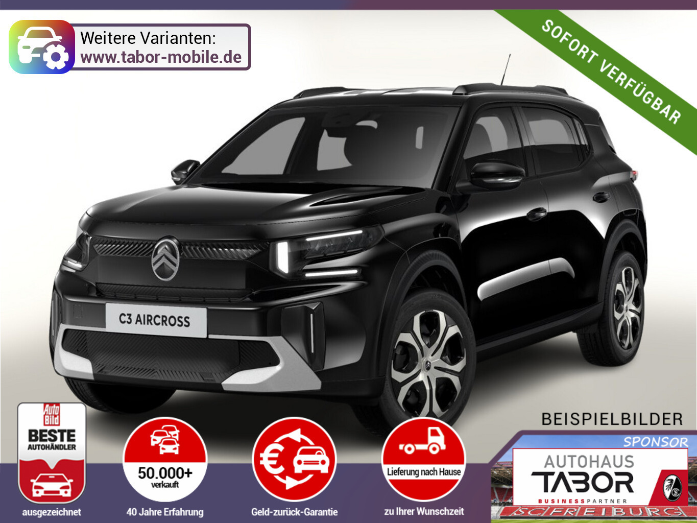 Citroën C3 Aircross PLUS PDC Kam CarPlay PrivG LED HUD