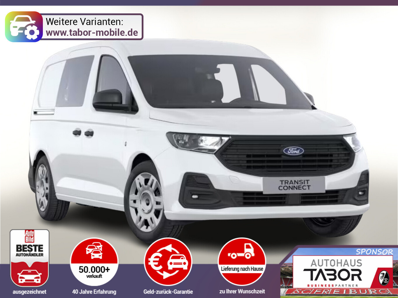 Ford Transit Connect Flexcab L2 Trend SHZ Nav Temp