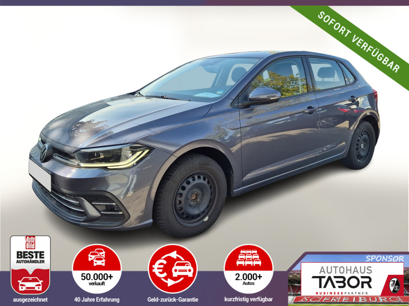 Volkswagen Polo 1.0 TSI 110 DSG Style Matrix ACC AppCo SHZ