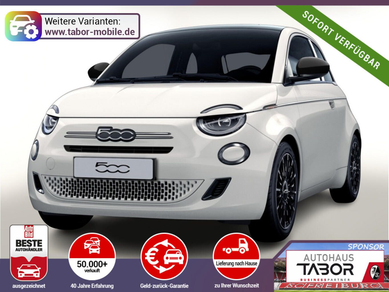 Fiat 500 Hybrid La Prima Pano SHZ Keyl Nav Kam PDC 17