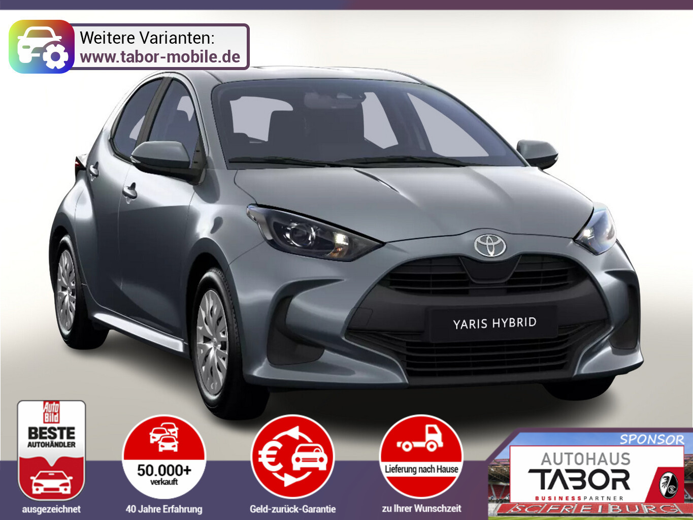 Toyota Yaris Kam ACC CarPlay/Android Klimaaut. 9"Touch