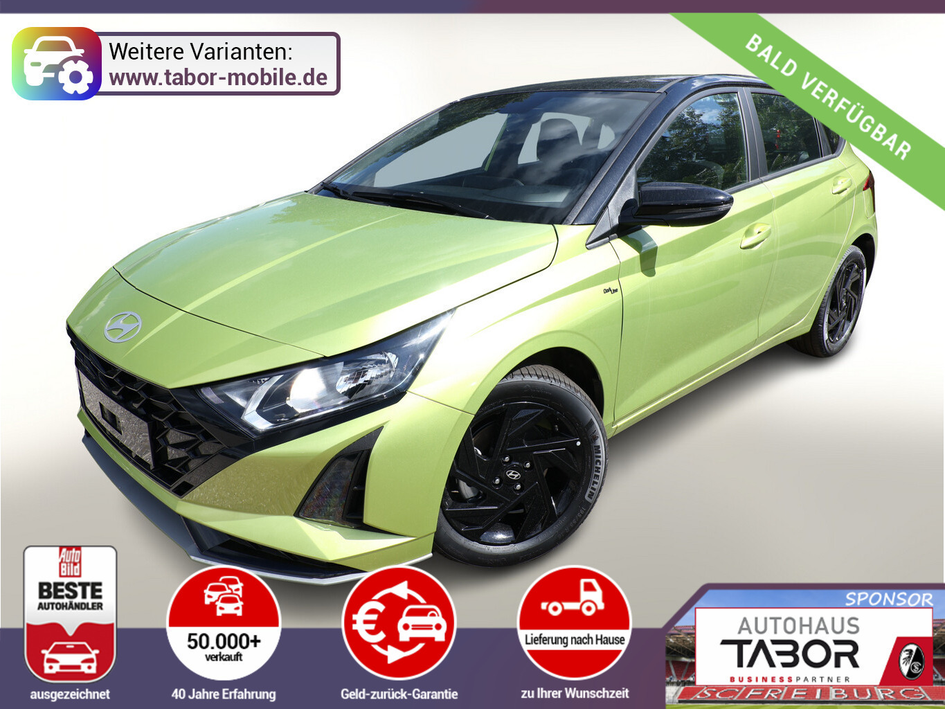 Hyundai i20 Blackl Nav CarPlay 16Z StyleP Temp Kam DigiC