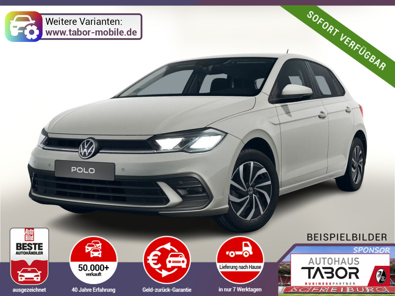 Volkswagen Polo LED SHZ Kam PrivG LM15Z Temp NSW 3JahreGar