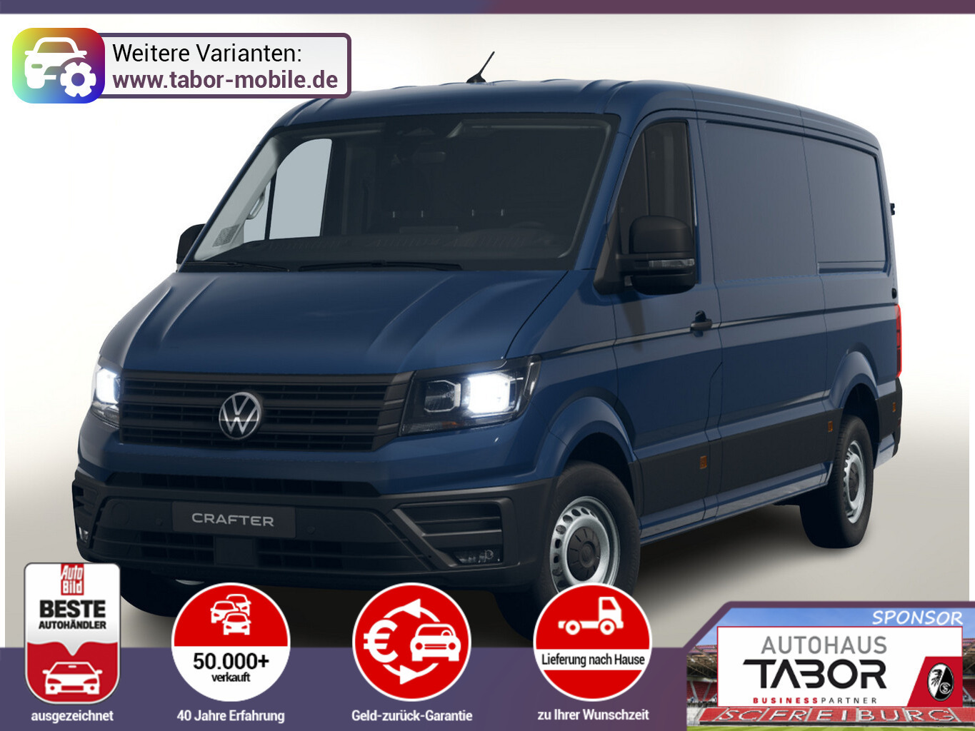 Volkswagen Crafter 35 AT8 L3H2 3S AHK Kam Temp AppC PDC