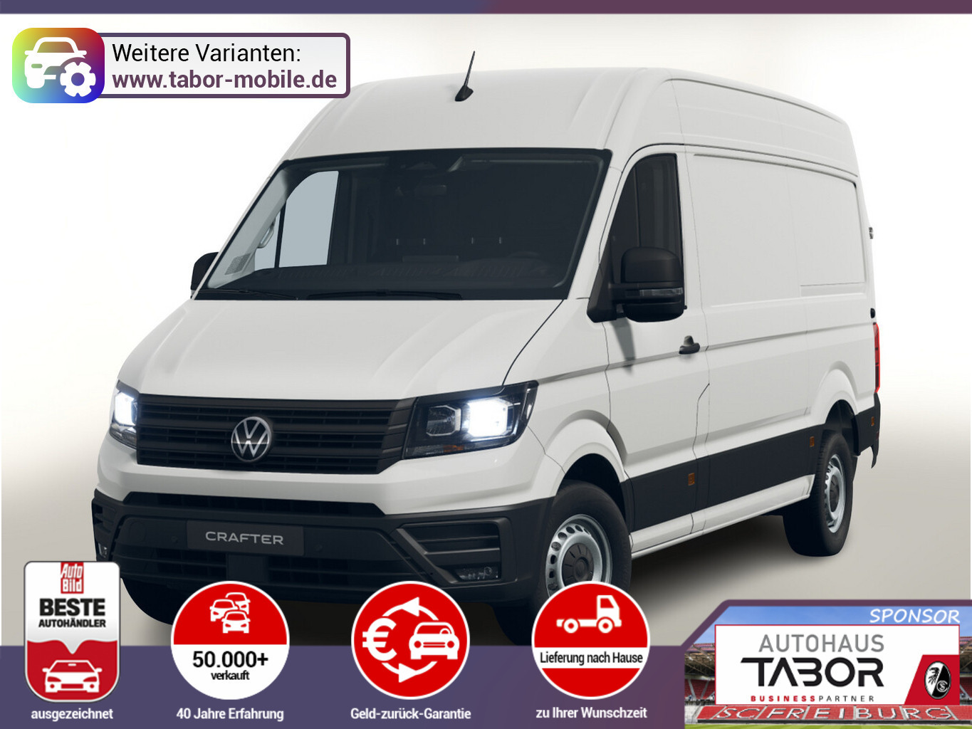 Volkswagen Crafter 35 AT8 L3H3 3S AHK Kam Temp AppCo 2xPDC
